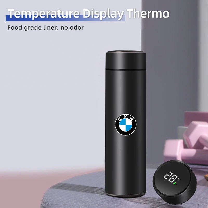 Office Home Mug Thermal Tumbler Outdoor Insulated Cup Water Bottle For BMW 1 3 5 Series X1 X4 X5 X7 G20 G38 F20 F39 F48 E46 E60
