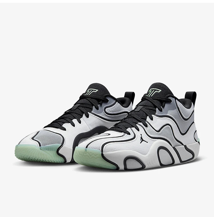 Nike Official Genuine JORDAN Men's Fashion Mid-Top Cushioned Training Basketball Shoes FZ6601-001