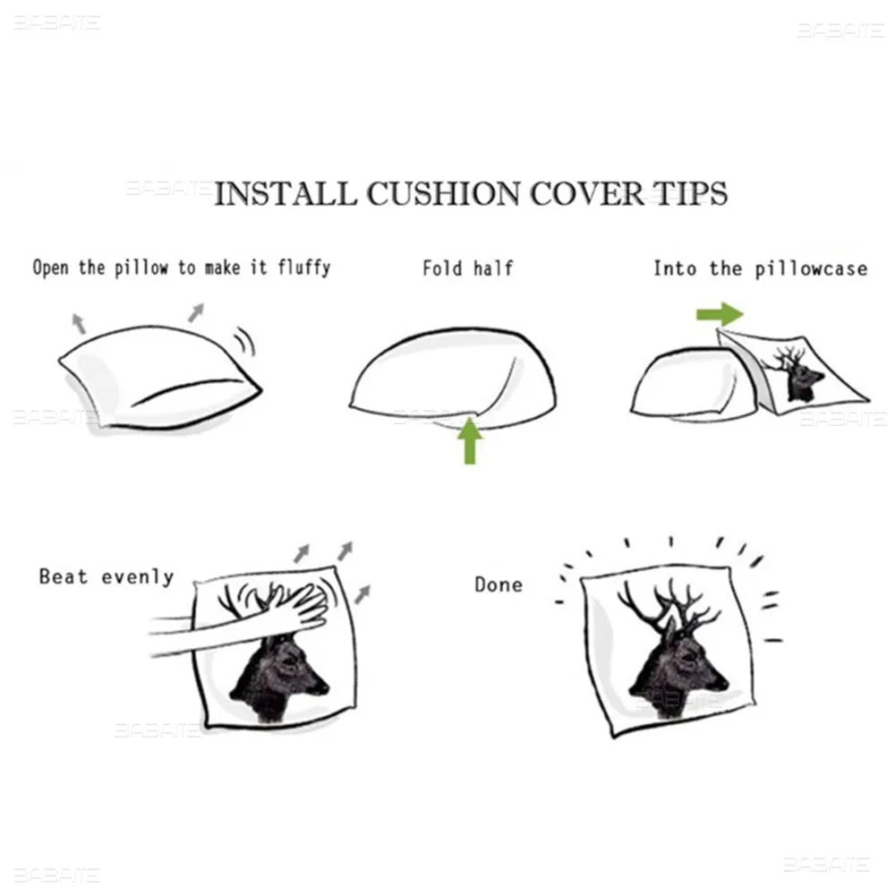 Cool U-UGGS Pillowcase toon Gift Cushion Cover Bedroom Home Sofa Chair Seat Decor pillow case