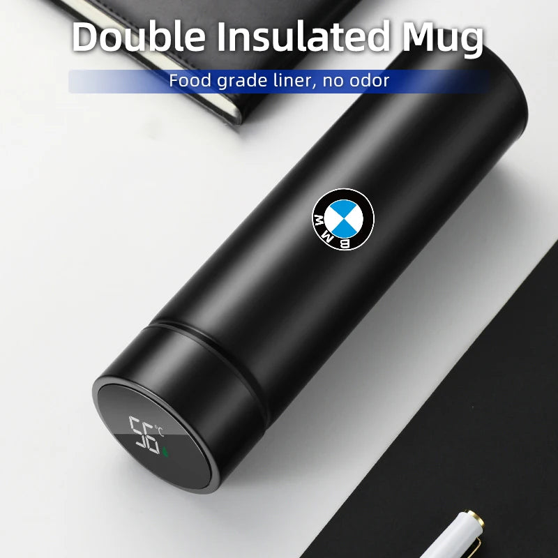 Office Home Mug Thermal Tumbler Outdoor Insulated Cup Water Bottle For BMW 1 3 5 Series X1 X4 X5 X7 G20 G38 F20 F39 F48 E46 E60