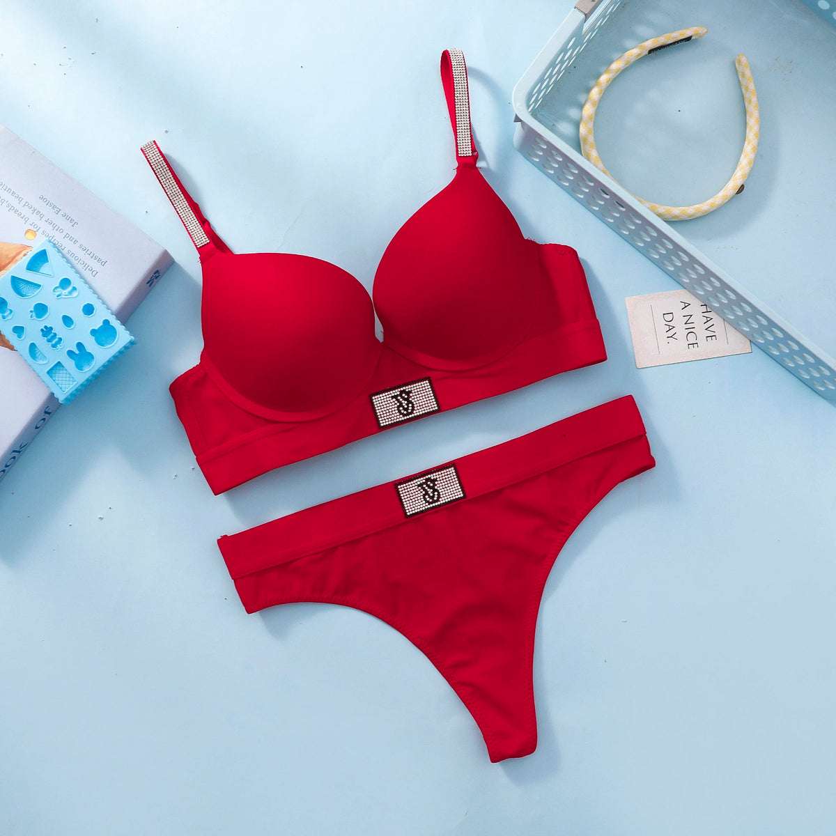 Victoria s Secret Women Push Up Wireless Comfortable Everyday Lingerie Underwire Seamless Lace Bra And Panty Set