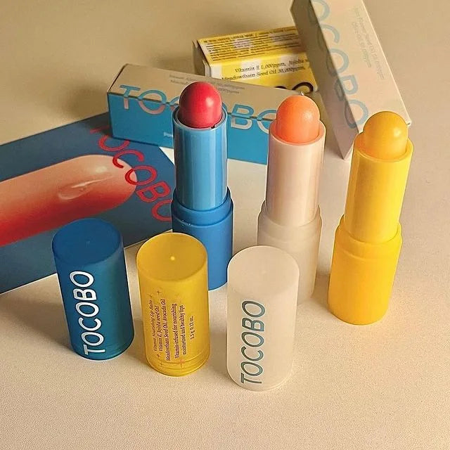 Original TOCOBO Lip Balm 8- Color Lipstick Light High Moisturizing Matte Shimmer Nourishing Mirror Rare Beauty Korean Makeup