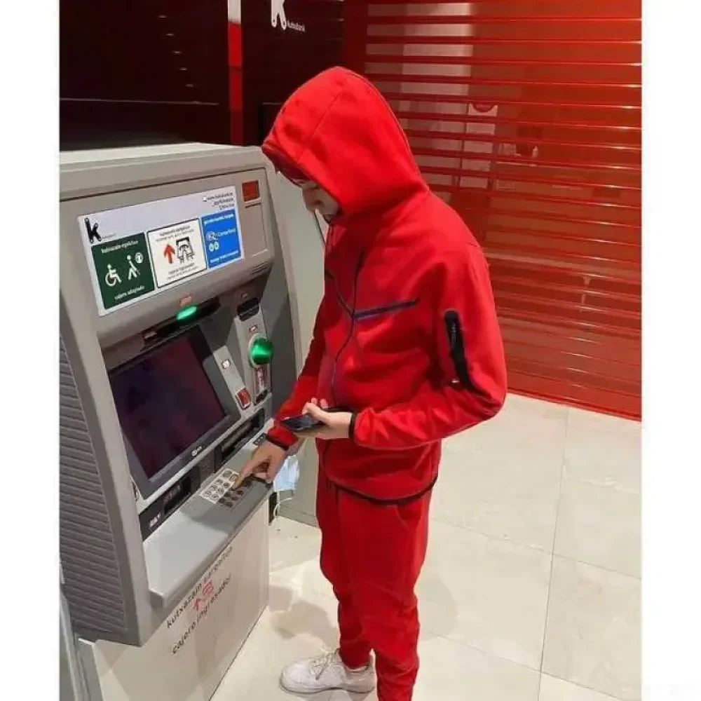 Men's Tracksuits Sports Suit Cotton Brand Tech Fleece Good Quality Hoodie Male Training Wear Sweatshirt Set Sweatpants