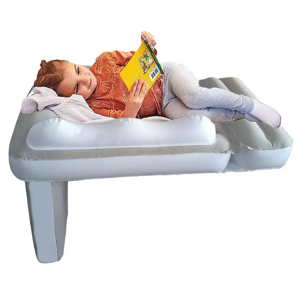 Baby Inflatable Mattress Children's Car Rear Folding Car Mat Outdoor Travel Thickened Plush Air Cushion Car Inflatable Bed ﻿