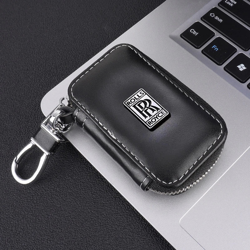 leather car key cover for Rolls-Royce