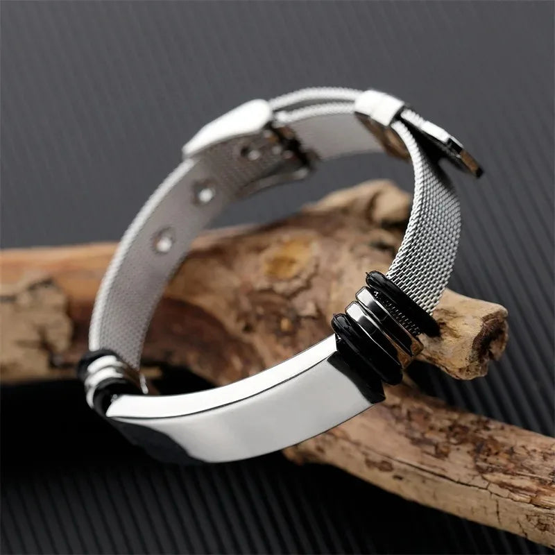 Adjustable Stainless Steel Ferrari Emblem Bracelet Women Men Gift  For Ferrari 488 Roma F8 SF90 812 360 FF F430 LaFerrari Amalfi