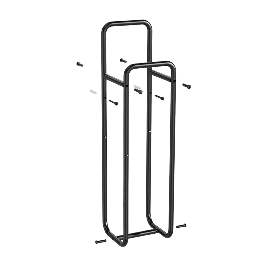 1 Pc Towel Rack, Wall-Mounted Ironwork Double-Pole Bathroom Storage Rack, Vertical Bath Towel Hanging Rack
