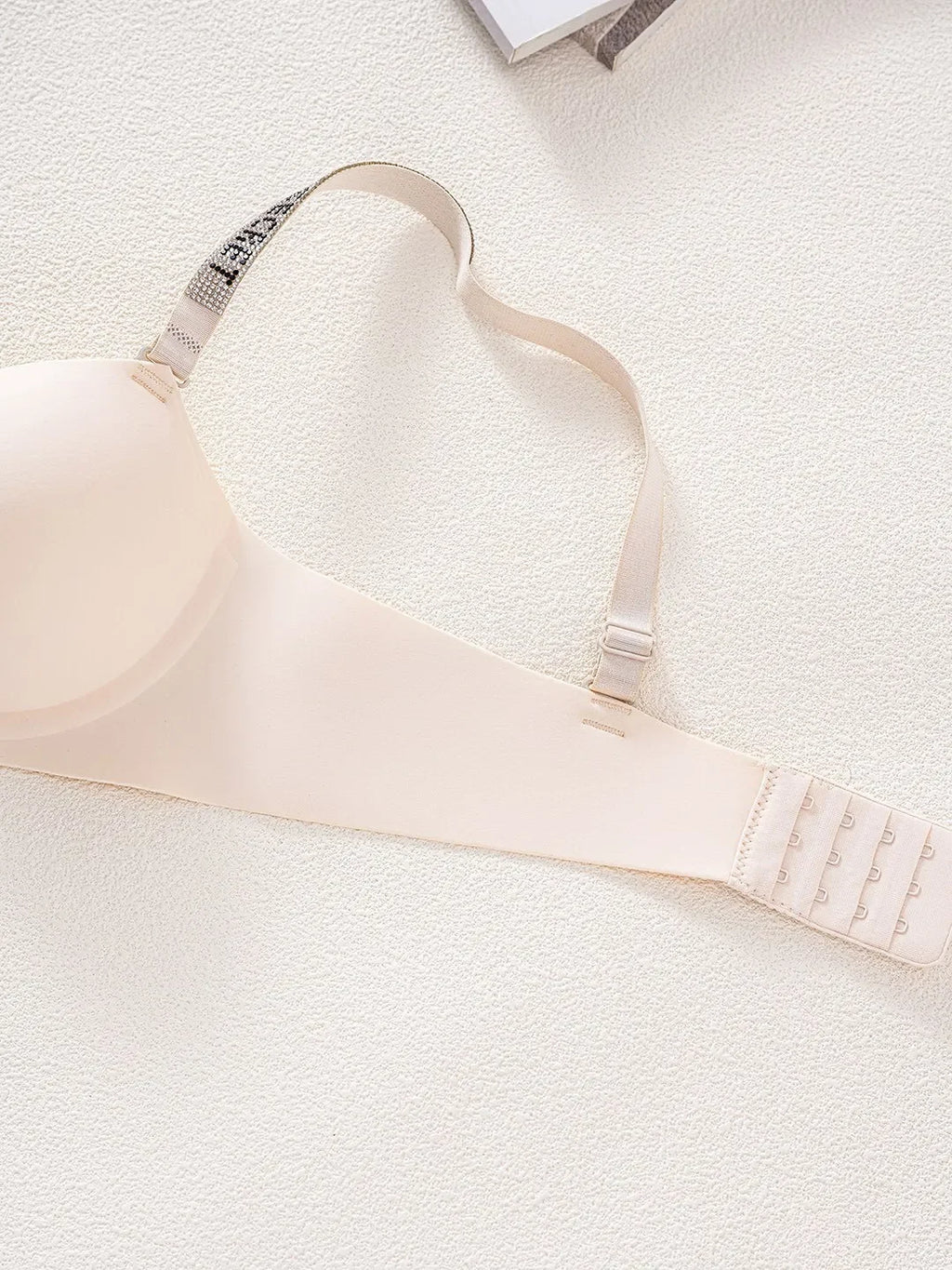 Wireless Letter Strap Bra Women's Summer Thin Comfortable Small Chest Gathered Look Big Sexy Anti-Sagging Exposed Bra