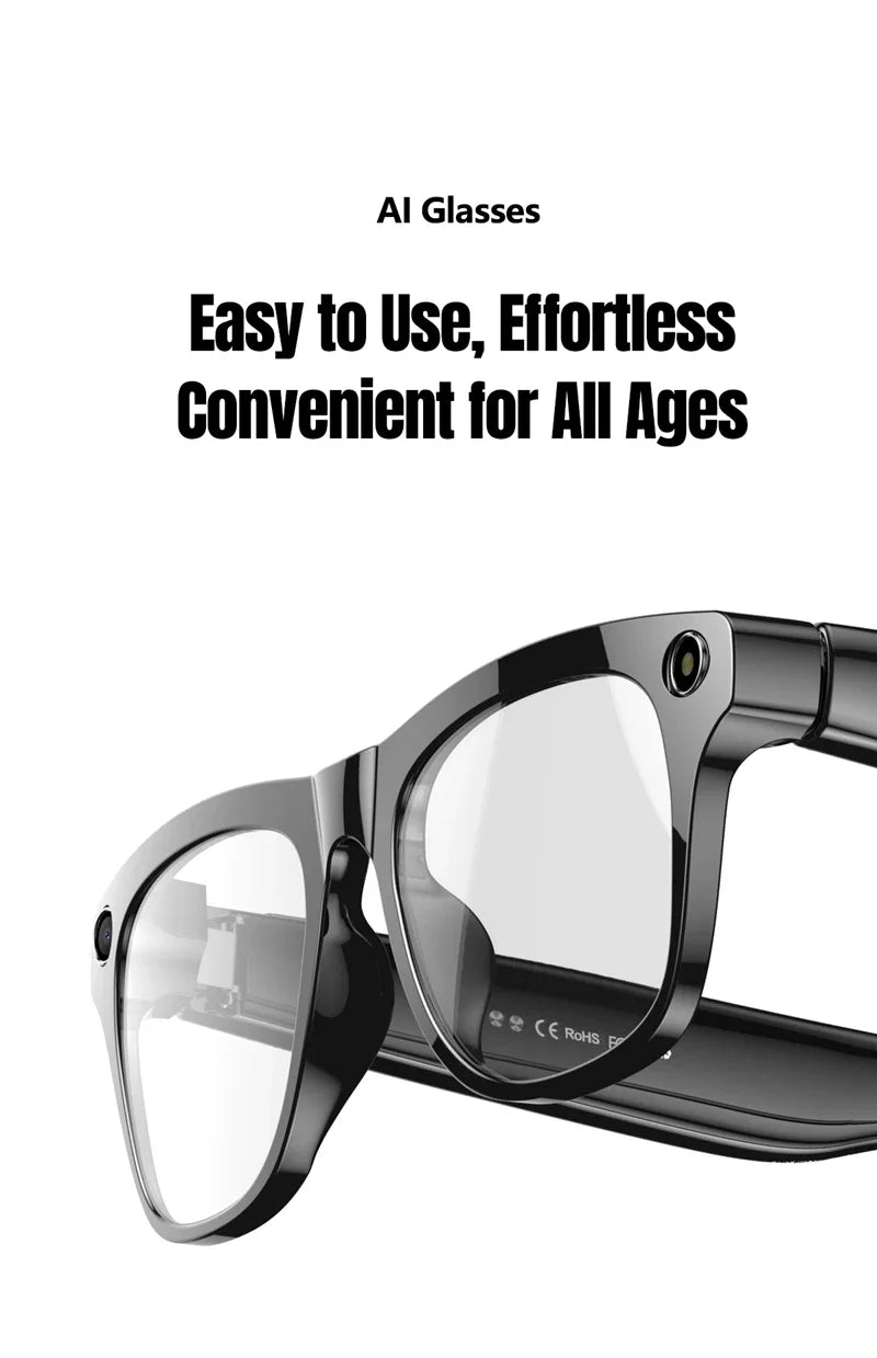 Xiaomi Smart AI Glasses HD 8K Photochromic Multifunction Bluetooth Calling Voice Assistant Music Player Translate Camera Glasses