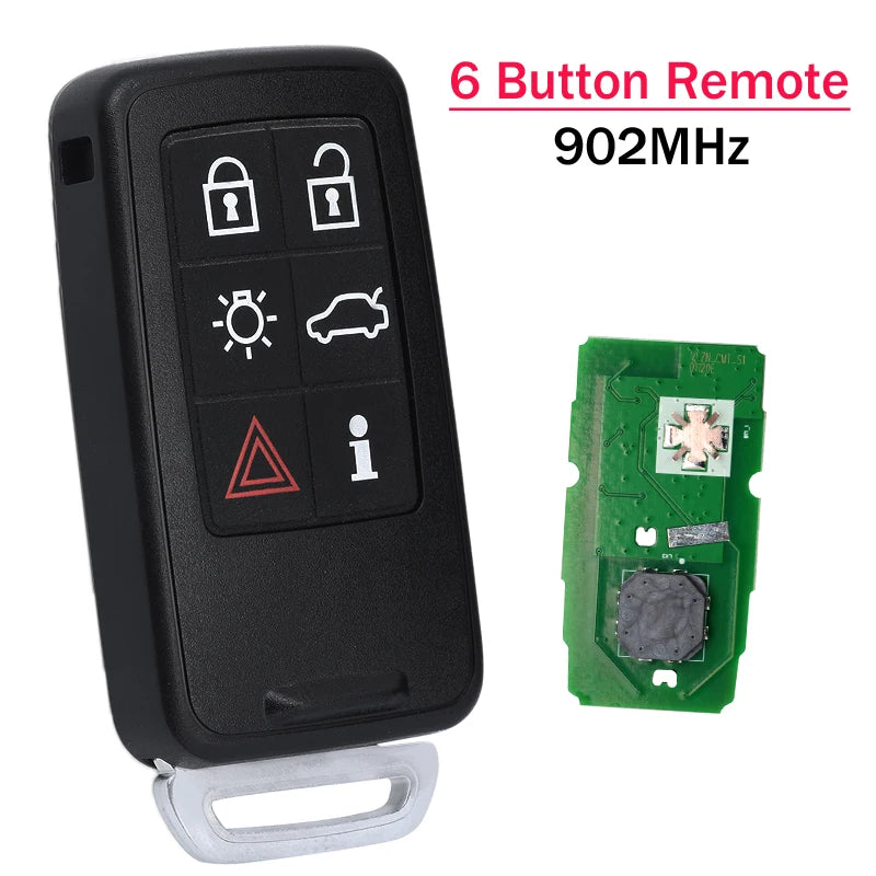 KR55WK49266 5WK49224 5WK49225 433/868/902MHz Smart Car Key for Volvo XC60 XC70 XC90 S60 S80 S90 V40 V60 V70 2009-2014 Remote Fob