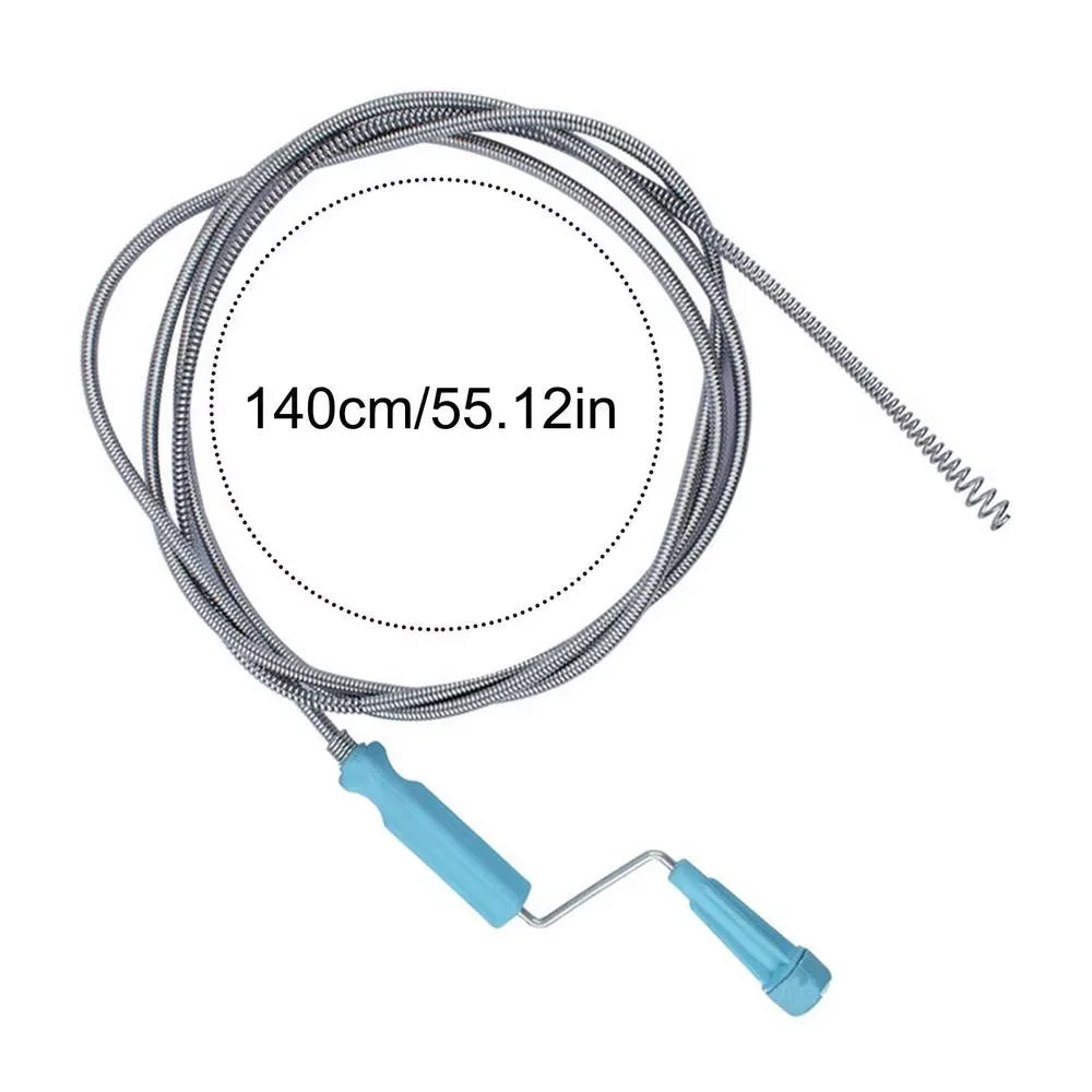 Drain Cleaner Drain Auger Flexible Metal Spring Sink Dredge Auger Plumbing Snake Clog Remover Ultra-long Sewer Dredge