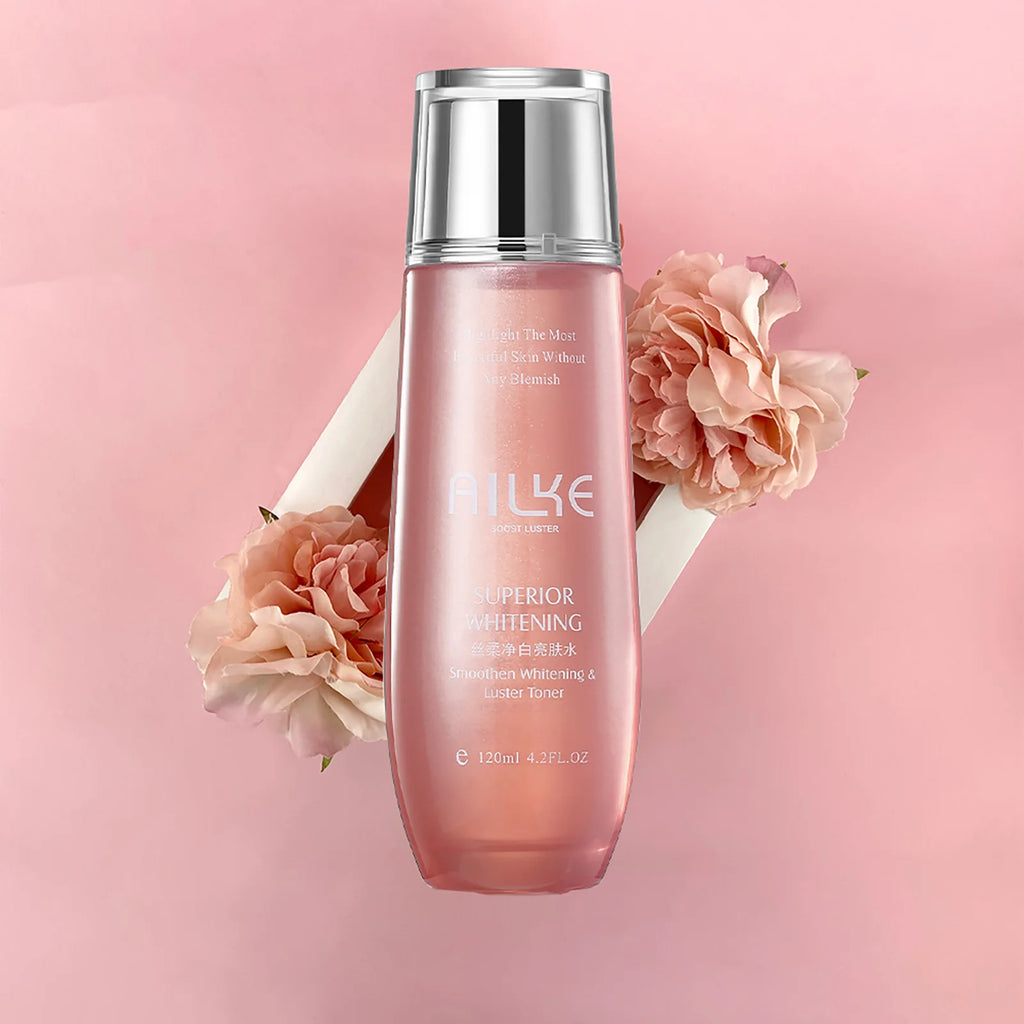 AILKE Rose Facial Brightening Toner, Moisturize, Deeply Cleaning, Remove Impurities, Stains, Unclogs Pores, With Vitamin C