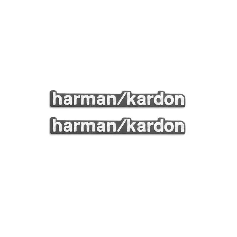 Harman Kardon Badge aluminum 3D car audio sticker For BMW M Renault Toyota Ford Skoda Opel Mitsubishi Hyundai Tesla Audi RS