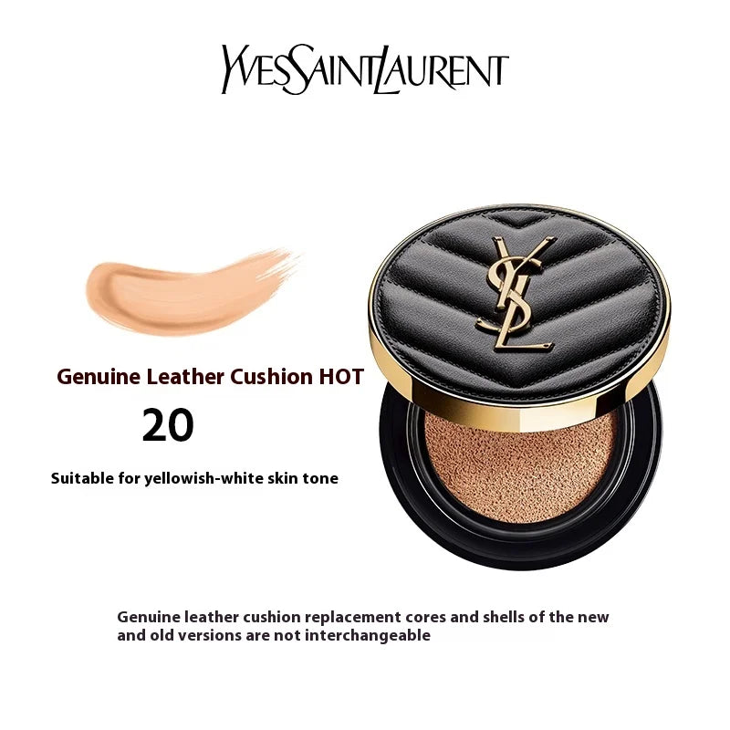 YSL New Leather Cushion - High Coverage, Transfer - Resistant, Perfect Birthday Makeup Gift for Her