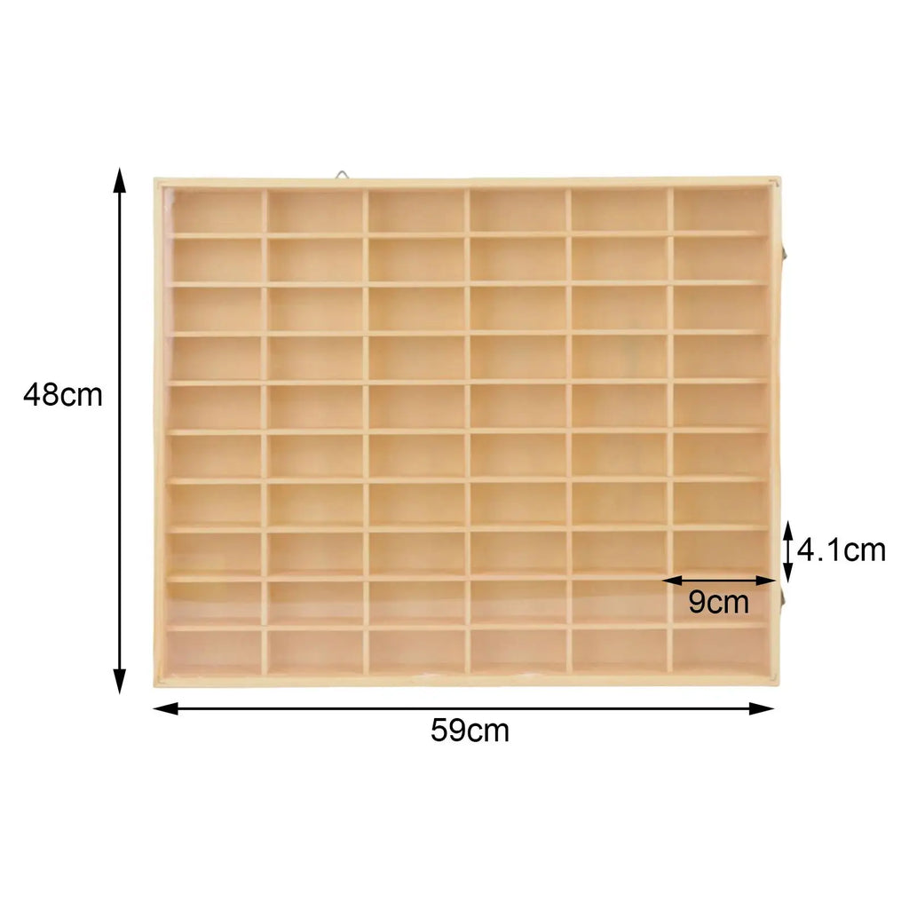 Wooden Multi-Grid Box Car Storage Display Box Hand-Held Storage Box Multi-Layer Display Cabinet Wall Toy Display Rack Stand