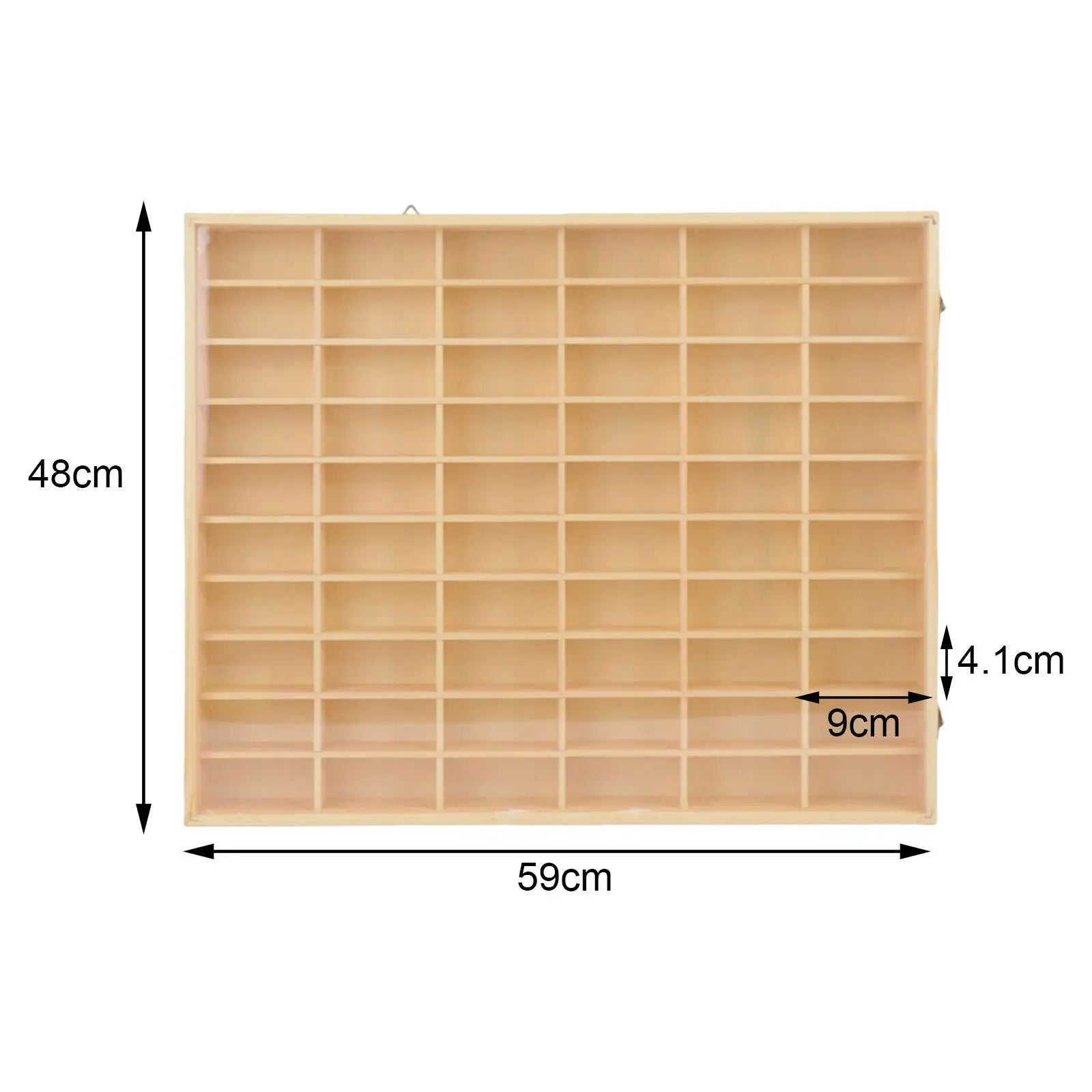 Wooden Multi-Grid Box Car Storage Display Box Hand-Held Storage Box Multi-Layer Display Cabinet Wall Toy Display Rack Stand