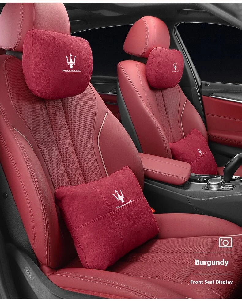 Maserati car neck support cushion 