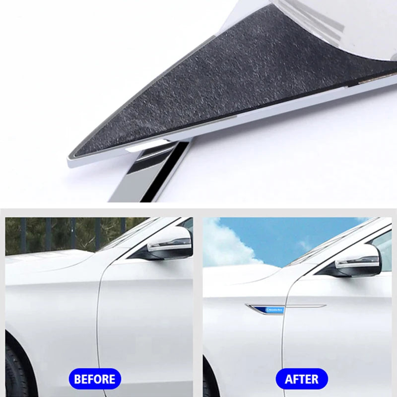 2Pcs Metal Car Stickers Badge For Toyota camry Yaris corolla RAV4 CHR prado hulix verso  Auto Fender Side Decals