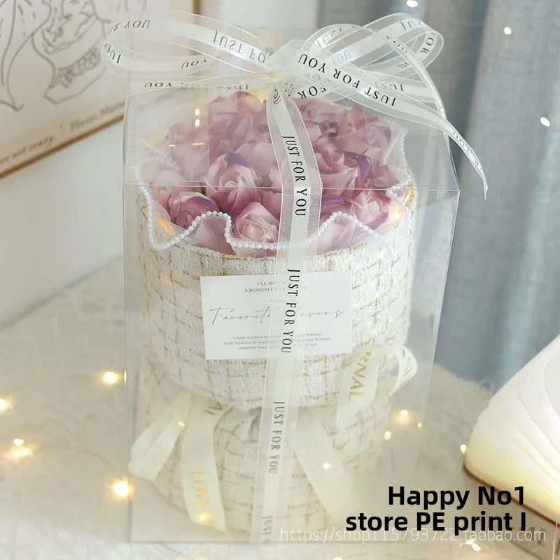 Vntine's Day Rose Bouquet Soap Gift for Girlfriend Best Friend Birthday Present Creative Festival Supplies Creative Gifts