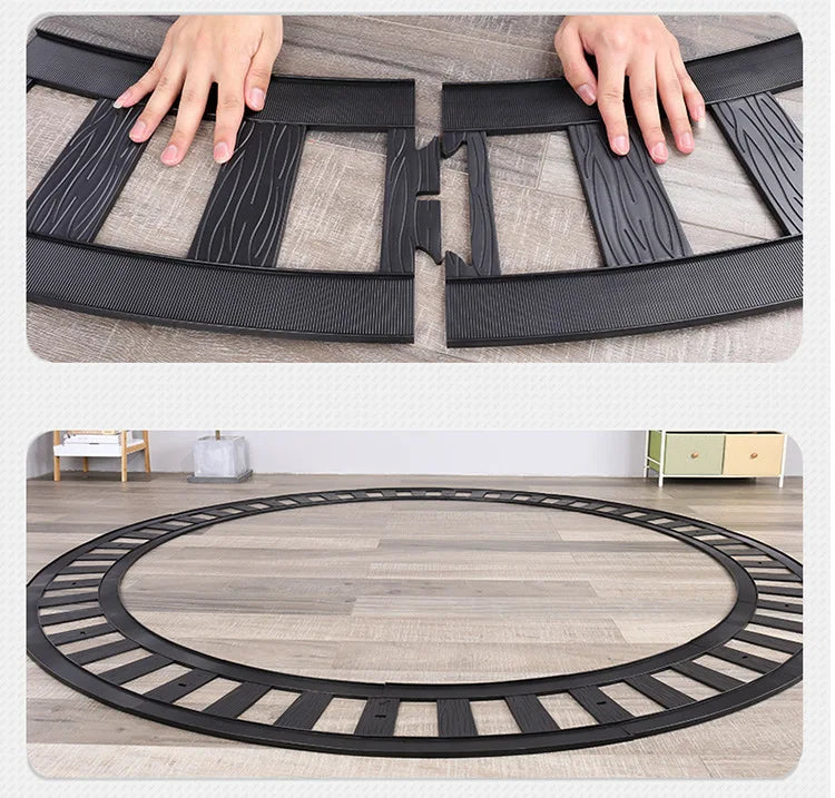 Child Electric Train Kids Riding Toy Ailway Classical  Model Can Carry Train Rail Car Children's Baby Walker Stroller Toys Gifts