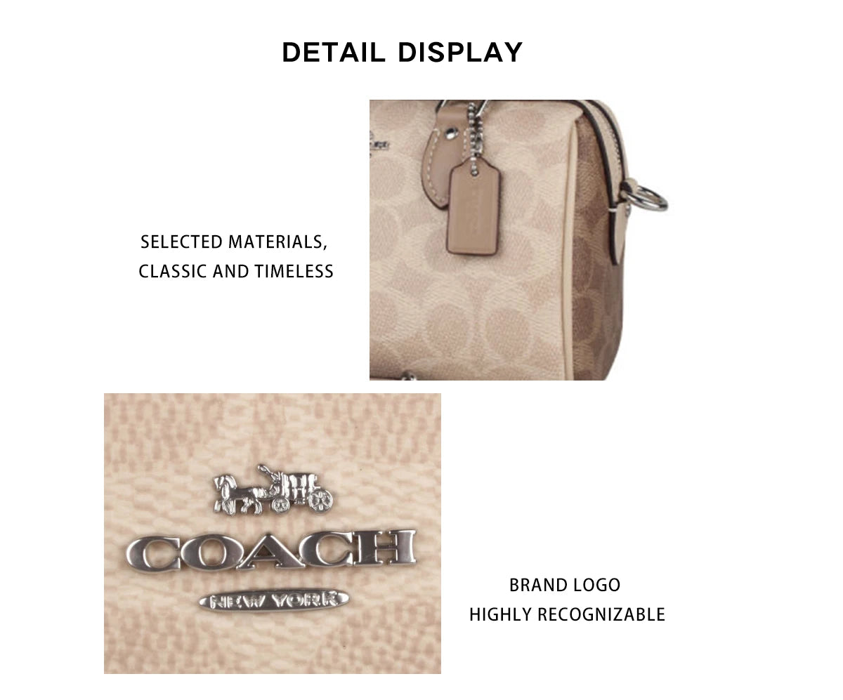 COACH Single-Shoulder Crossbody Handbag For Women