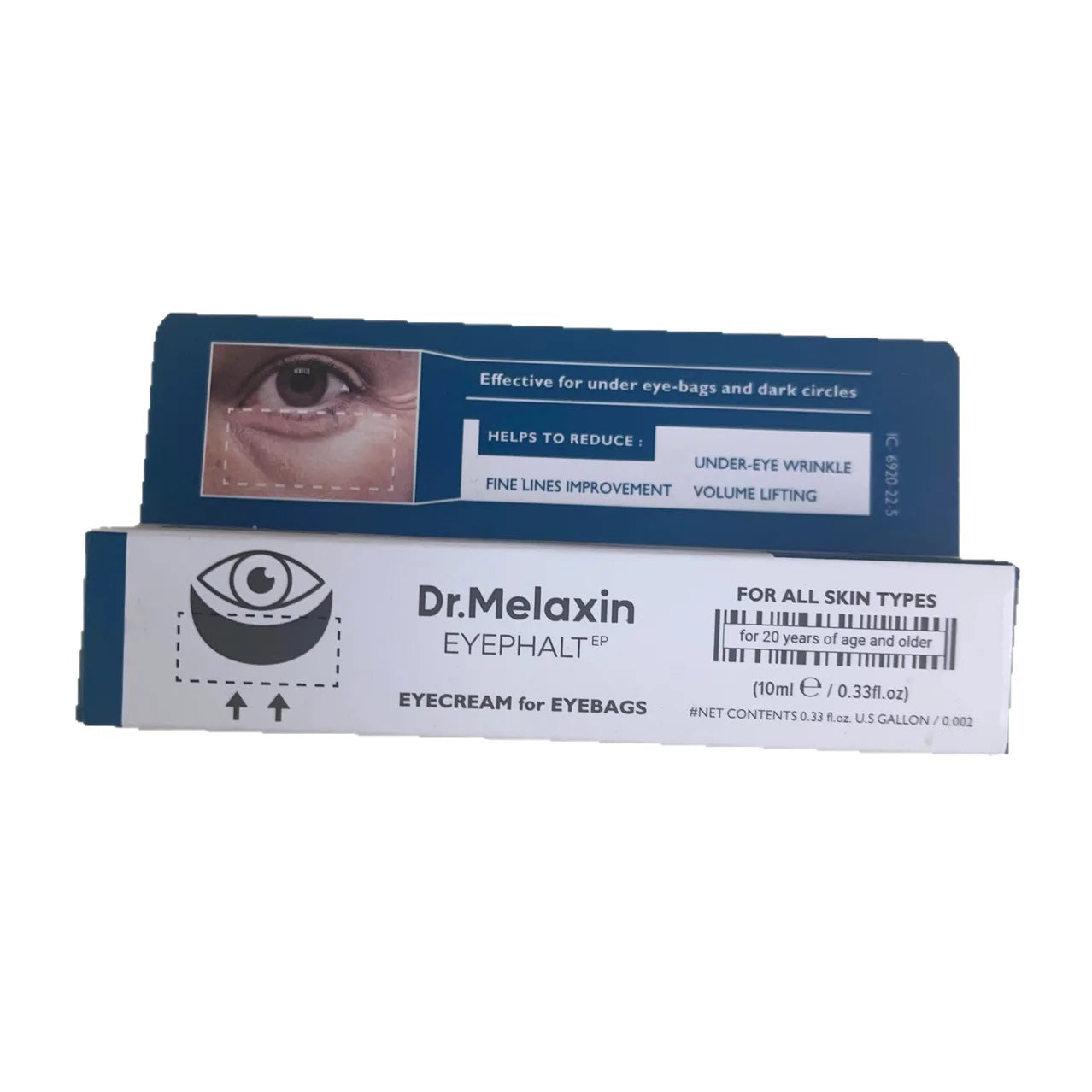 Dr. Melaxin Retinol Firming Eye Cream  Fades Fine Lines Anti-Puffiness Eliminate Eye Puffiness Brightening Smoothing Eye Care