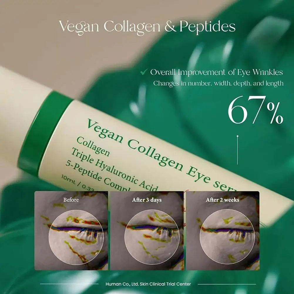 10ml Axis-y Pure Collagen Peptide Polypeptide Ball Eye Essence Serum Removal Hydrating Firming Eye Skin Care