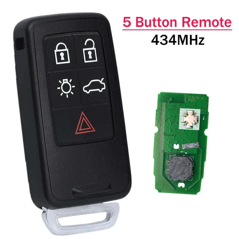 KR55WK49266 5WK49224 5WK49225 433/868/902MHz Smart Car Key for Volvo XC60 XC70 XC90 S60 S80 S90 V40 V60 V70 2009-2014 Remote Fob