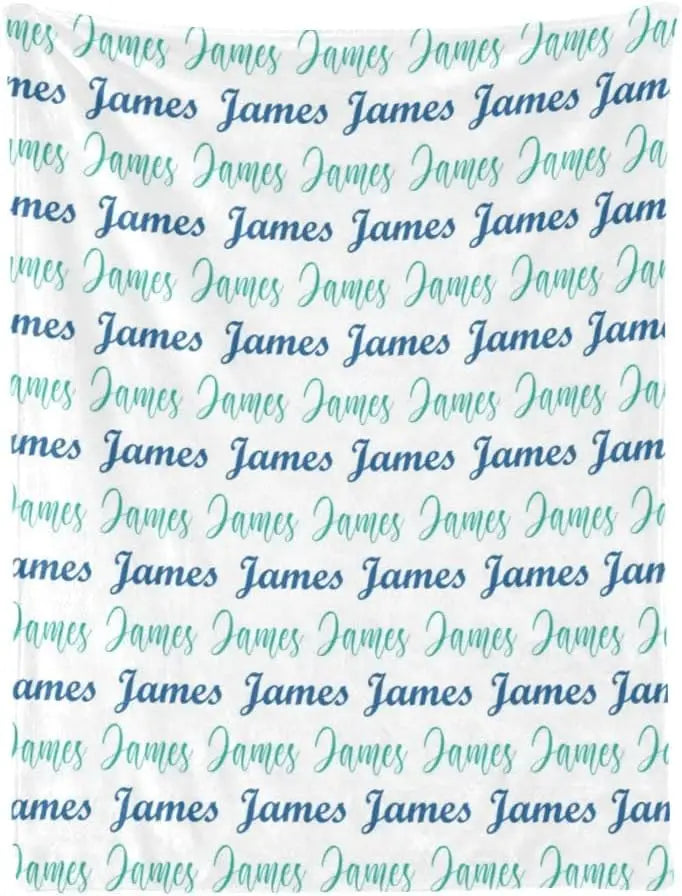 Personalized Baby Blankets with Name - Baby Blankets for Boys - Custom Baby Swaddle Blanket