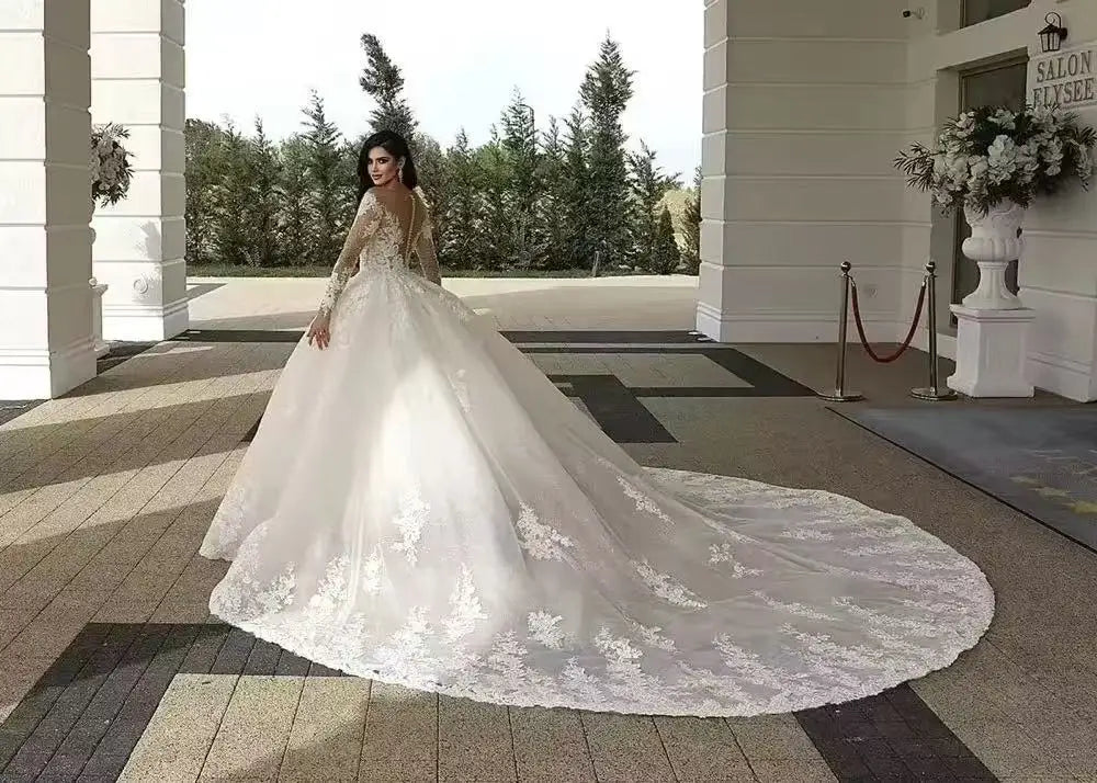 customized sweetheart bridal gown
