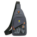 Casual Men Crossbody Shoulder Bag Chest Bag Outdoor Travel Sports For Ferrari Roma F80 296 GTB GTS SF90 Stradale Spider Spyde