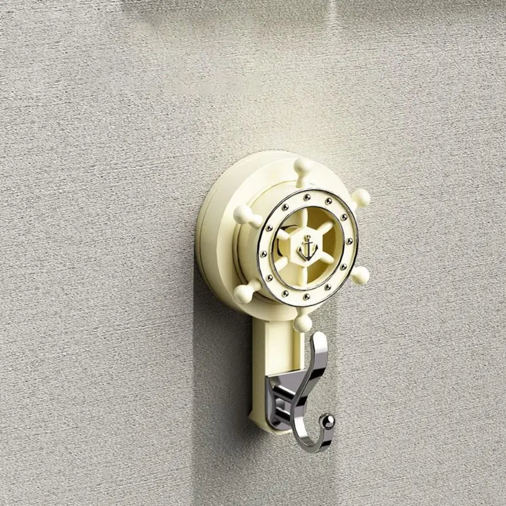 Fashion Powerful Suction Cup Hooks Vacuum Reusable Shower Hooks Heavy Duty Clothes Hook Traceless Clothes Hook