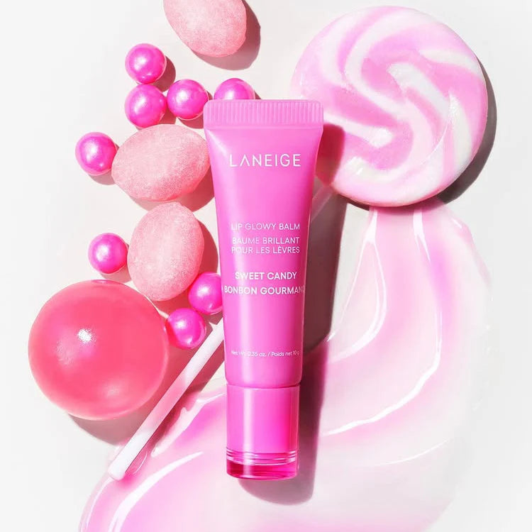 Laneige Lip Glowy Lightweight Hydration Balm Shea Butter Glaze Craze Tinted Polypeptide Lip Gloss Serum Fruit Donut Lip Oil Care