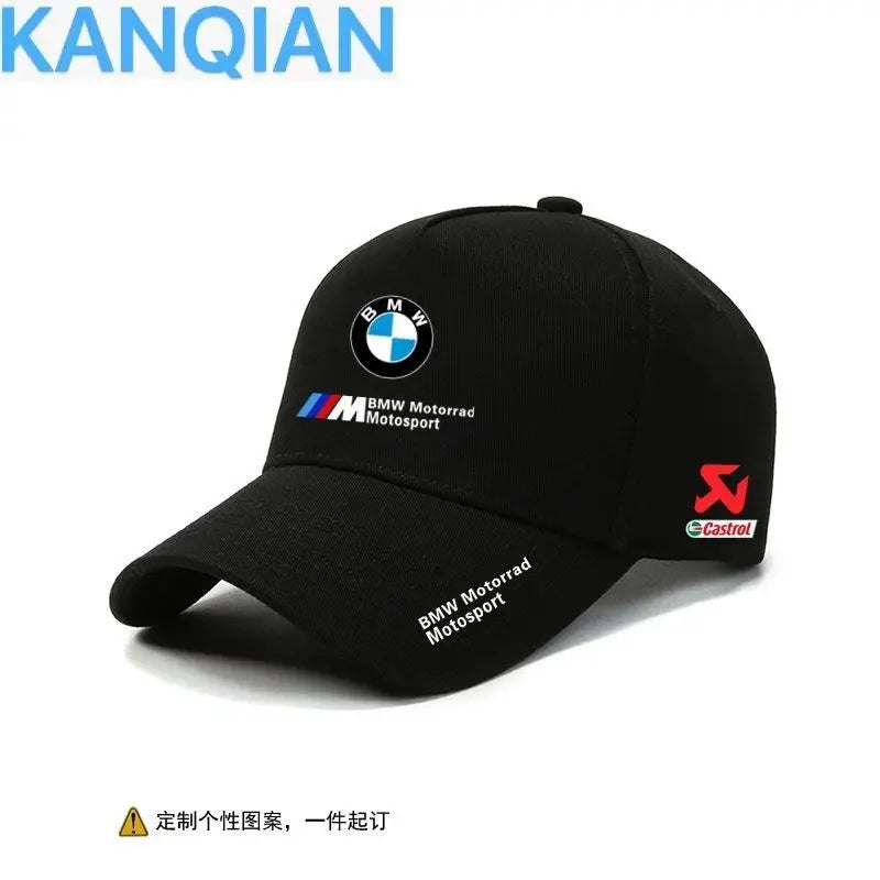 New BMW GS Waterbird Vacuum printing Packaging Heavy Locomotive Motorcycle  Spring and Summer Sunshade Baseball Cap Men's Trend
