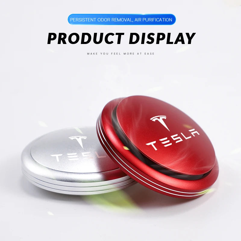 Car Perfume Air Freshener Fragrance Diffuser Interior Accessories For Tesla Model 3 Y S X Cybertruck Juguete Roadster Coil