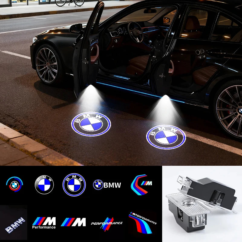 LED Car Door logo Projector Lamps Welcome Light BMW E90 E91 F20 E92 E93 E60 E61 F10 F07 E63 E64 F12 F13 F30 E87 F20 Accessories