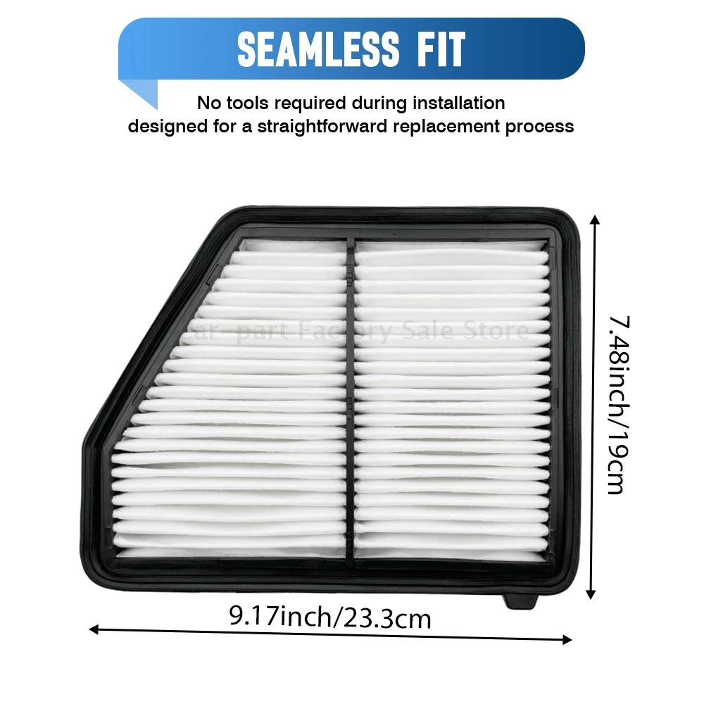 1 Pc Car Engine Air Filter For Honda Civic 2.0L Naturally Aspirated Only 2017-2024 AF5264 A29151 JFA405 17220-5BA-A00