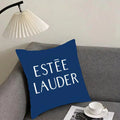 Luxury E-Estee l-Lauder Cushion Cover Elegant Comfort Pillowcase Sofa Bed Double-sided Printed Invisible Zipper Home Decor