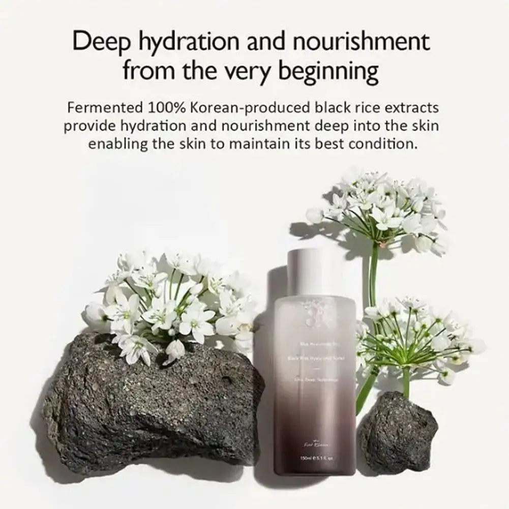 Haruharu Wonder Black Rice Toner Hyaluronic Acid Facial Essence Deep Moisturizing Facial Skin Essence Korean Skin Care Products
