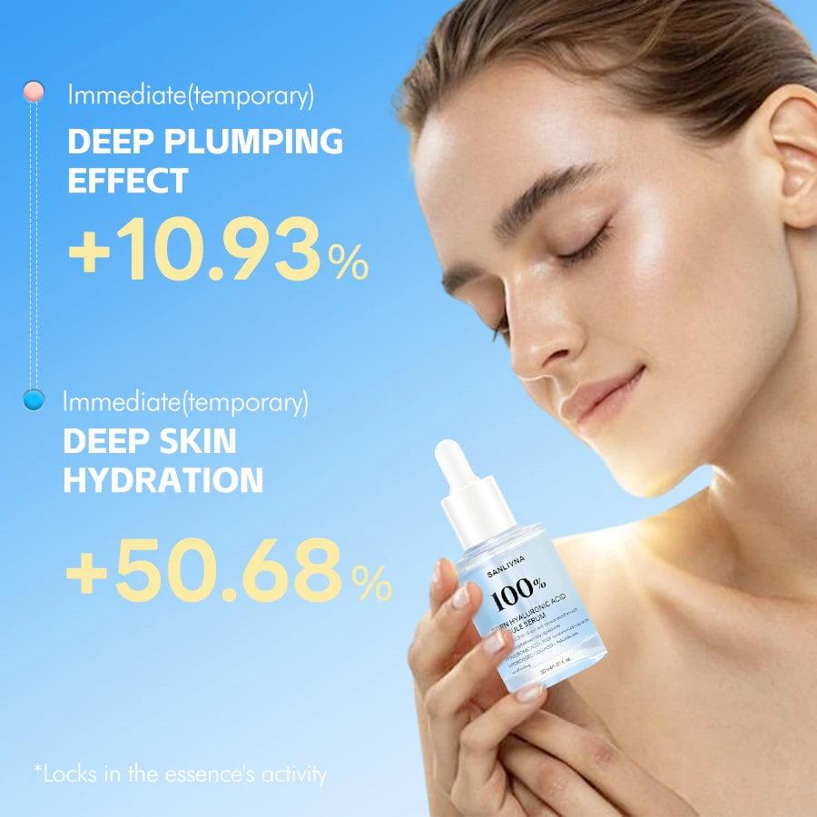PDRN Hyaluronic Acid 100 Capsules Serum, Revitalizing Face Serum, Hyaluronic Acid, Moisturizing, Nourishing and Plumping Effect
