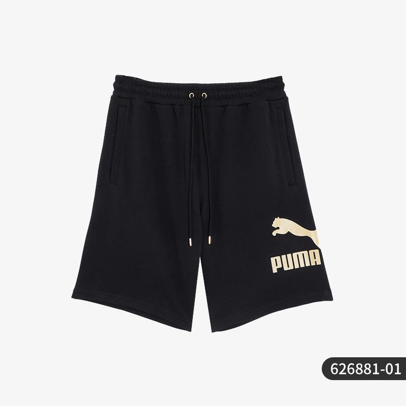 Puma Genuine Product 2024 Summer New Unisex Drawstring Casual Shorts 626881-01