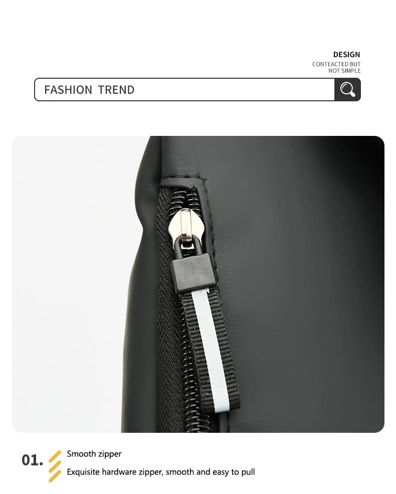 Fashion Men's Waist Bag Outdoor Sports Crossbody Bag Chest Packs For Ferrari F430 Stradale 458 488 599 612 F8 FF Charles Leclerc