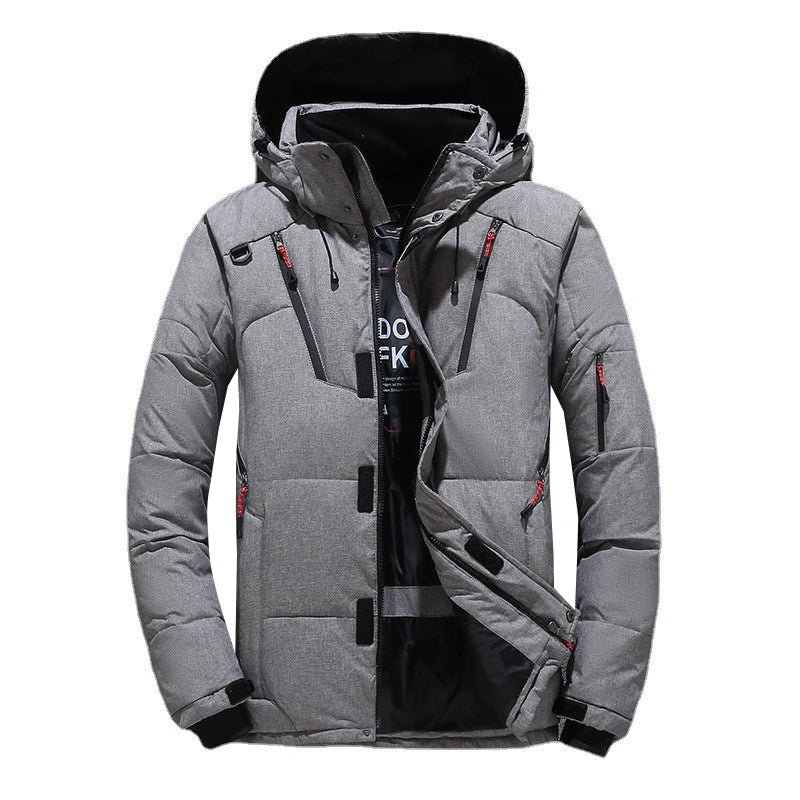 Men's Outdoor Mountain Ski Jacket Windproof Snow Costume Sports Snowboard Clothing Winter Warm Down Ski Suit Men