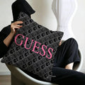 Fashion G_GuessS Logo Printed Pillow Gift Home Office Decoration Pillow Bedroom Sofa Car Cushion CoverPillow Case