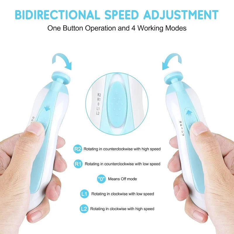 Baby Care Kit Kids Hair Nail Healthcare Thermometer Grooming Brush Kit Clipper Scissors Nail clipper Newborn Care Cleaning Set