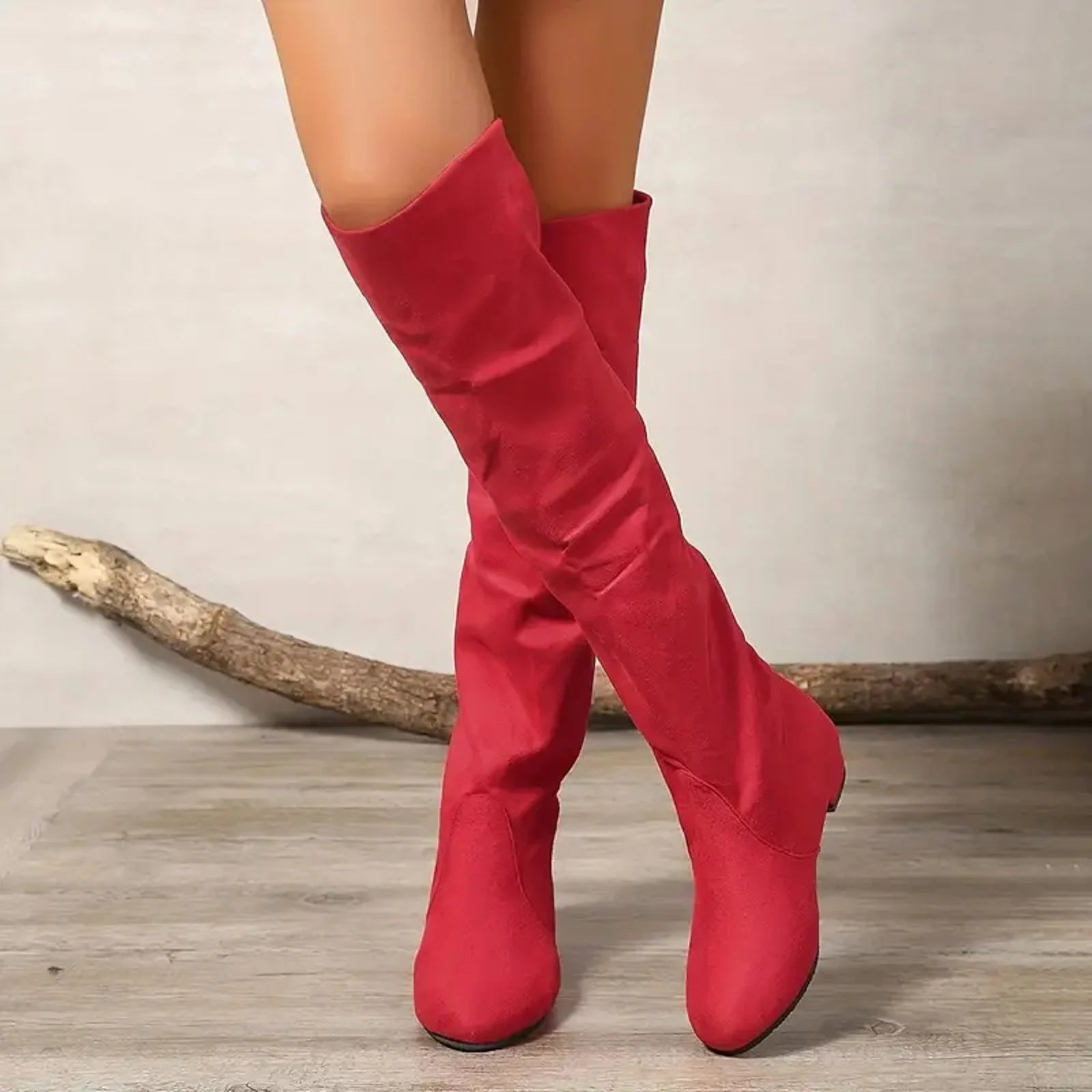 Women'S Over The Knee Thick Heel Boots