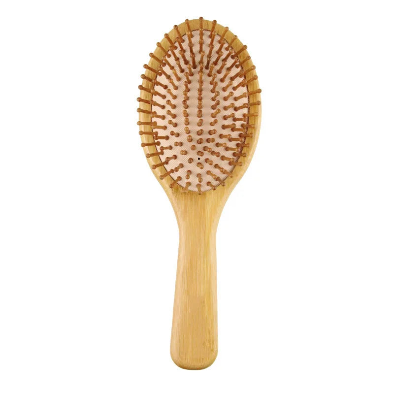 Bamboo Hair Brushes and Comb Set, Comb for Women and Detangling, Great on All Hair, Handmade for Women Men