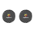 2PCS Car Water Coaster Cup Mat Bottle Holder Anti-slip Waterproof Interior For Fiat Abarth 595 Abarth 500 abarth 124 spider