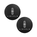 Leather Car Coaster Anti-Slip Water Cup Slot Pad For Lincoln Navigator Continental Nautilus Aviator MKZ MKX MKC MKT MKS Corsair