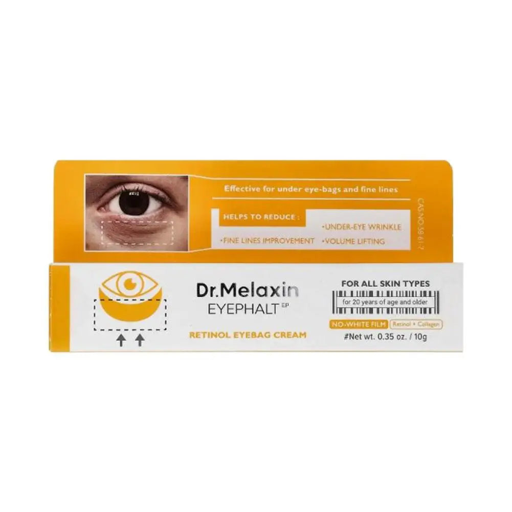 Dr. Melaxin Retinol Firming Eye Cream  Fades Fine Lines Anti-Puffiness Eliminate Eye Puffiness Brightening Smoothing Eye Care